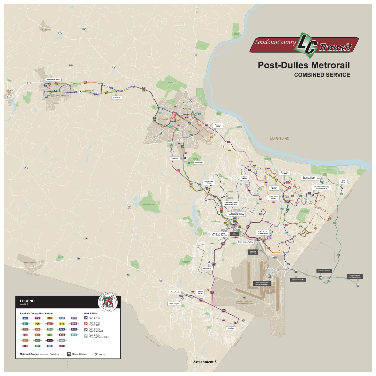 Loudoun County | Post-Dulles Metrorail Combined Service model